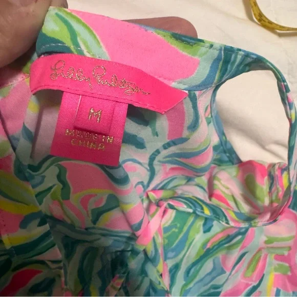 NWOT LILLY PULITZER SIZE M LULIANA TIERED MAXI DRESS *ONE IN A MELON*, - Picture 8 of 10